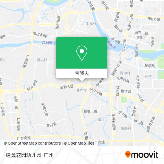 建鑫花园幼儿园地图