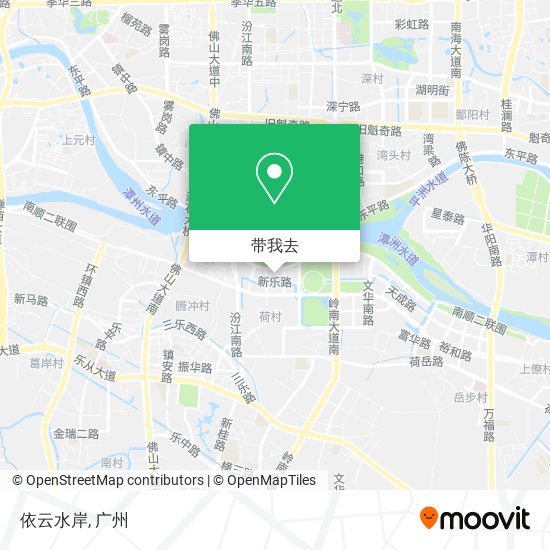 依云水岸地图