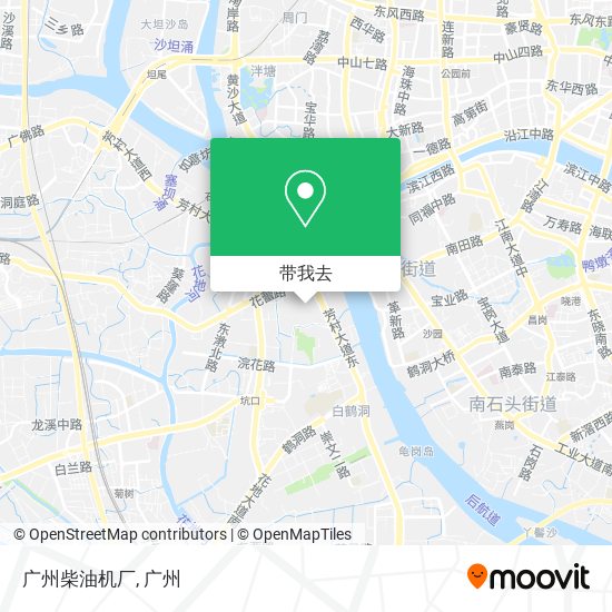 广州柴油机厂地图