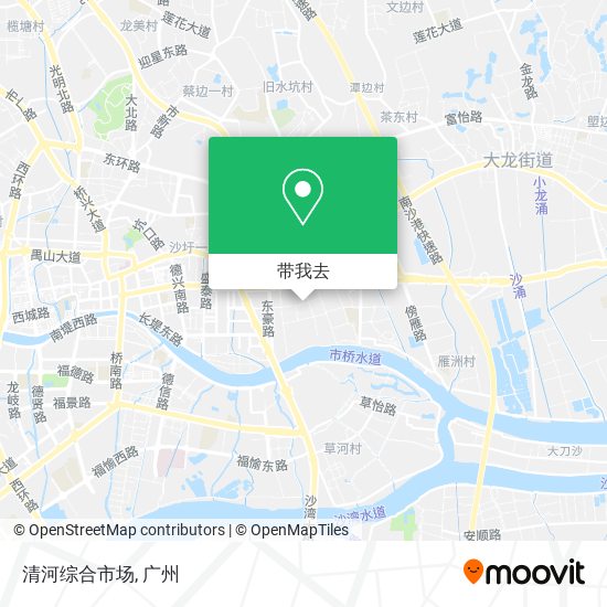 清河综合市场地图