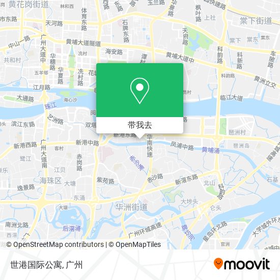 世港国际公寓地图