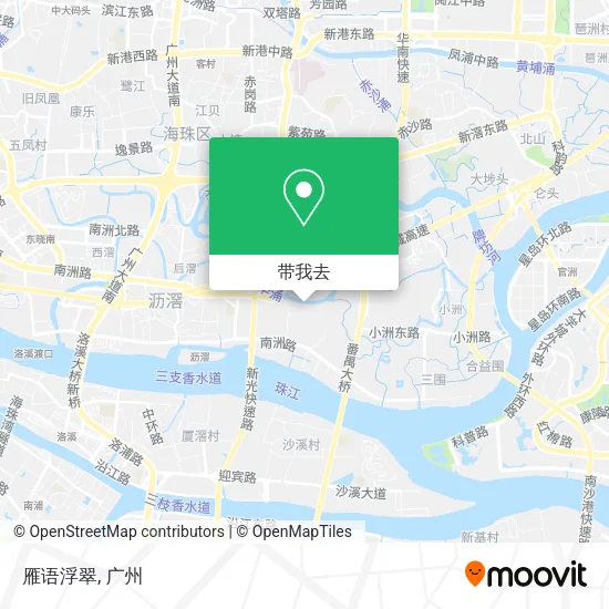 雁语浮翠地图