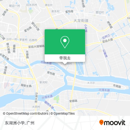 东湖洲小学地图