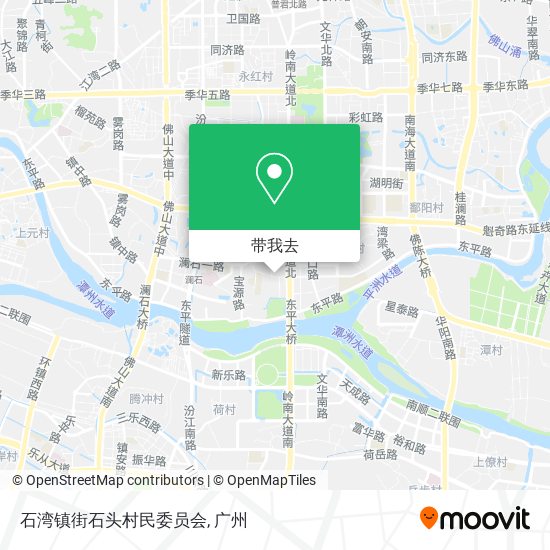石湾镇街石头村民委员会地图