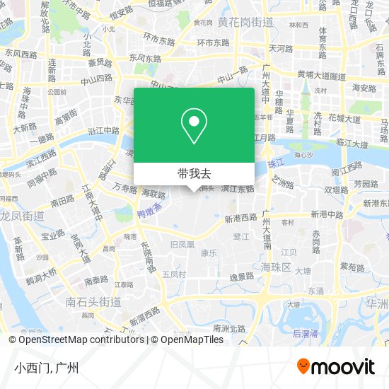 小西门地图