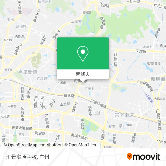 汇景实验学校地图