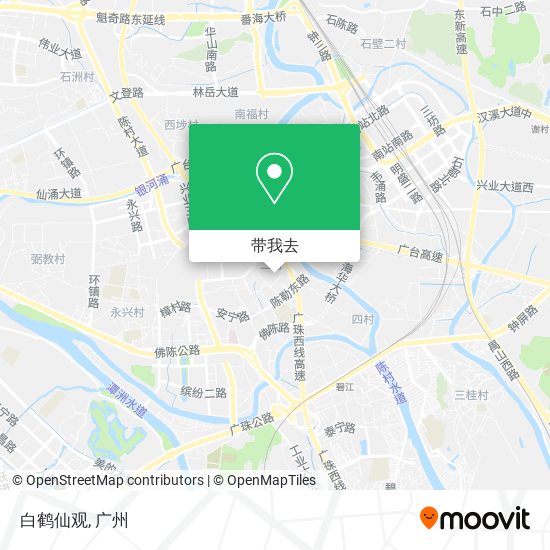 白鹤仙观地图