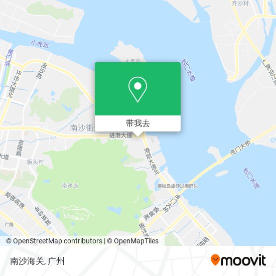 南沙海关地图