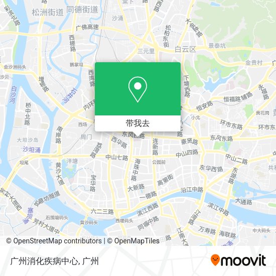 广州消化疾病中心地图