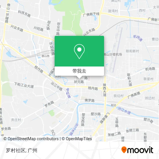 罗村社区地图