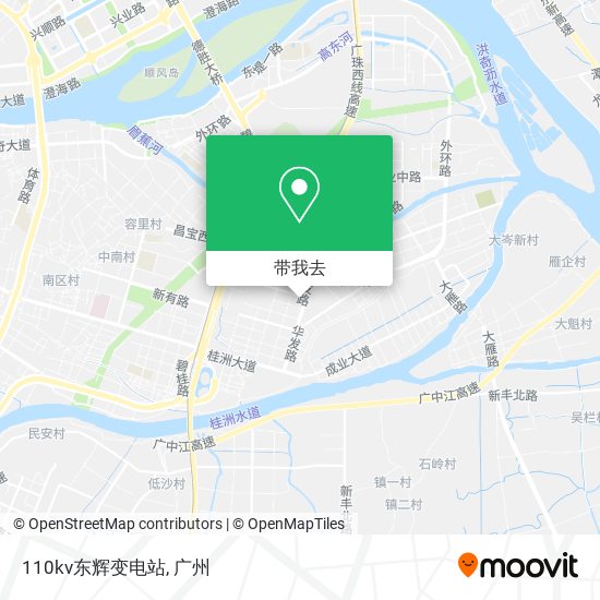110kv东辉变电站地图