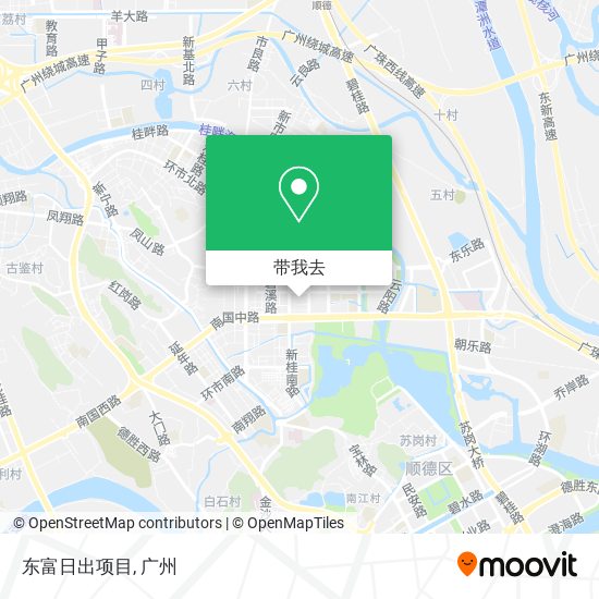 东富日出项目地图