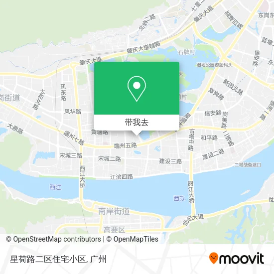 星荷路二区住宅小区地图