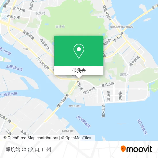 塘坑站 C出入口地图