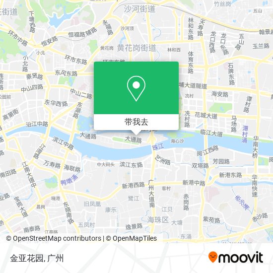金亚花园地图