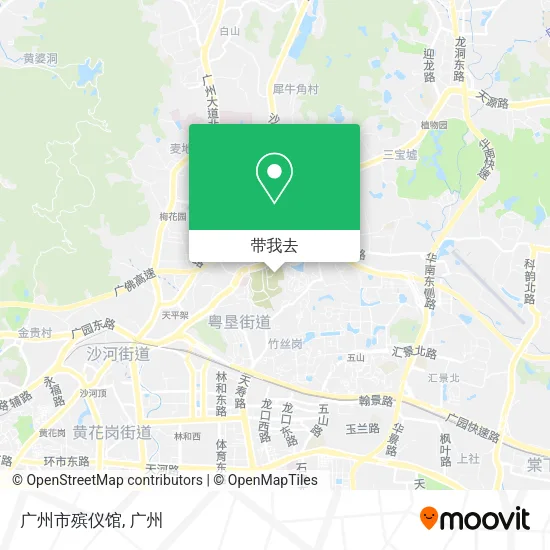 广州市殡仪馆地图