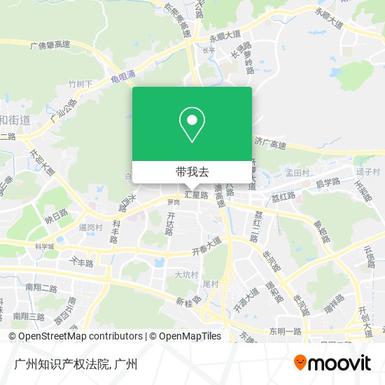 广州知识产权法院地图