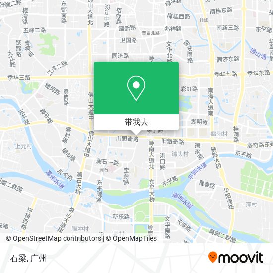 石梁地图