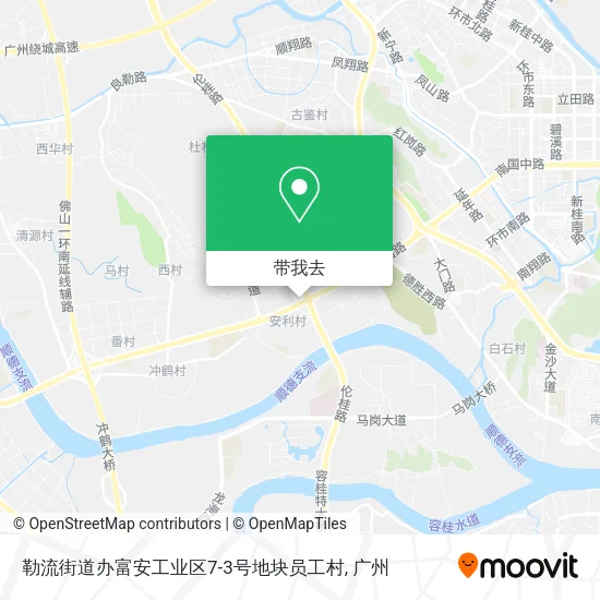 勒流街道办富安工业区7-3号地块员工村地图