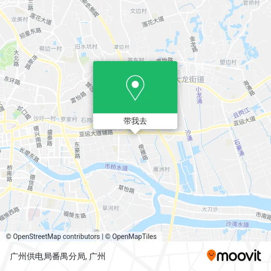 广州供电局番禺分局地图