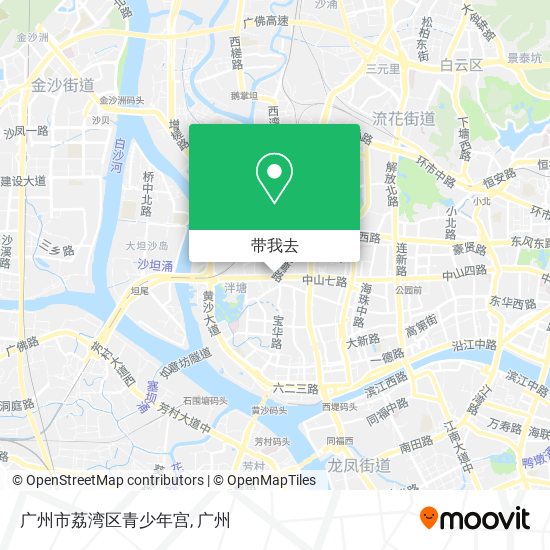 广州市荔湾区青少年宫地图