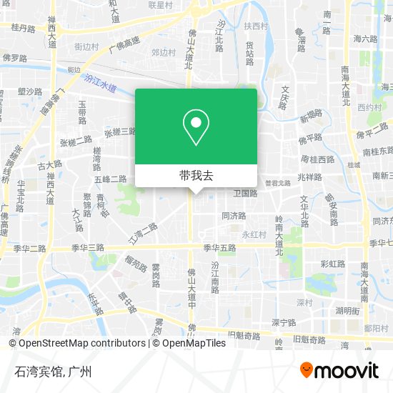 石湾宾馆地图