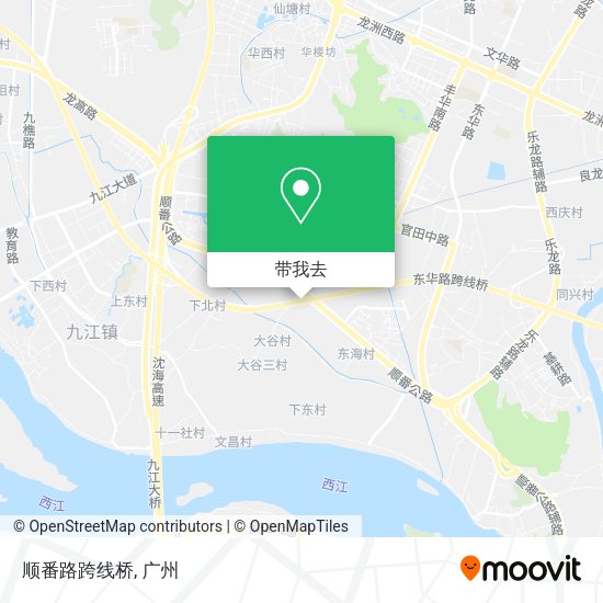 顺番路跨线桥地图