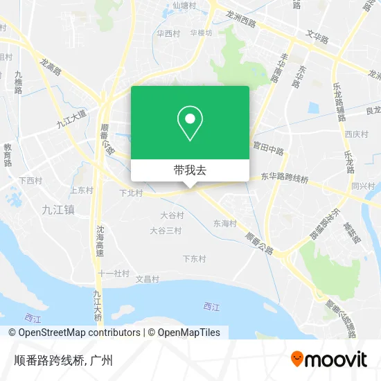顺番路跨线桥地图