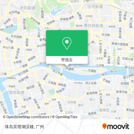 珠岛宾馆湖滨楼地图