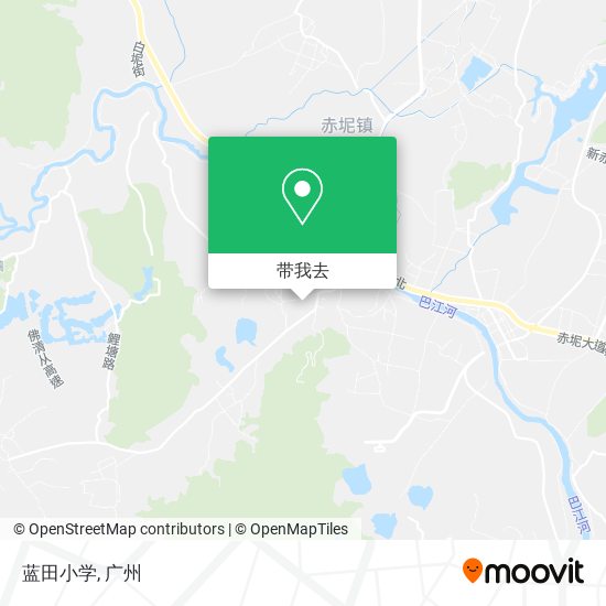 蓝田小学地图
