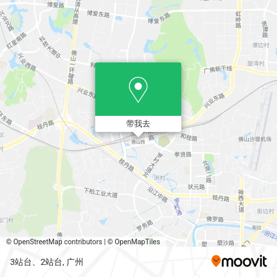 3站台、2站台地图