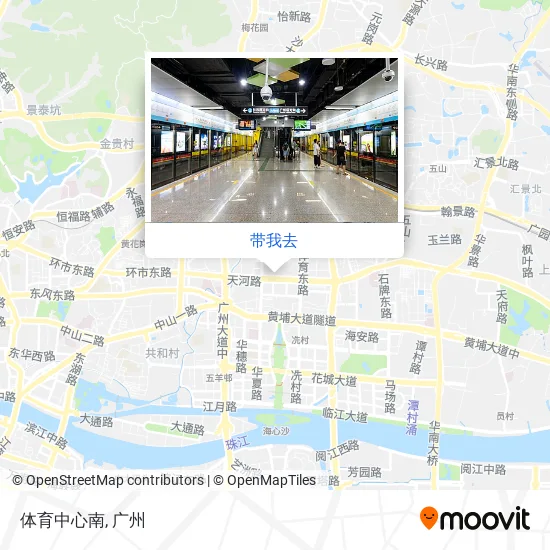 体育中心南地图