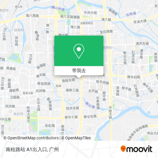 南桂路站 A1出入口地图