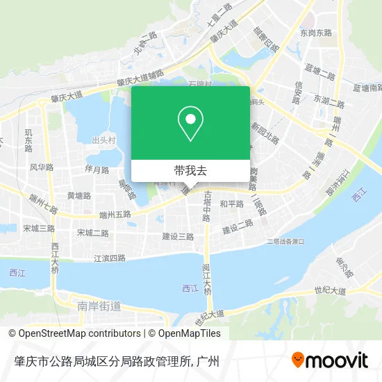 肇庆市公路局城区分局路政管理所地图