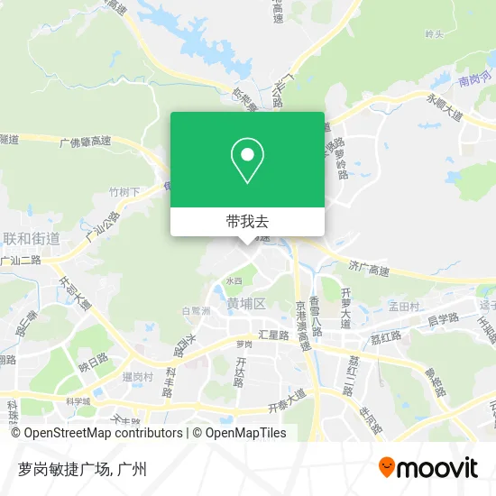 萝岗敏捷广场地图