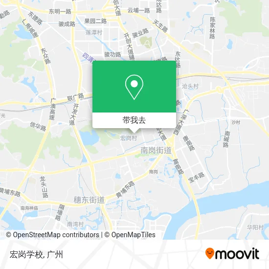 宏岗学校地图
