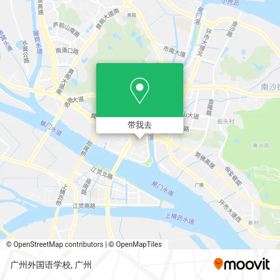 广州外国语学校地图