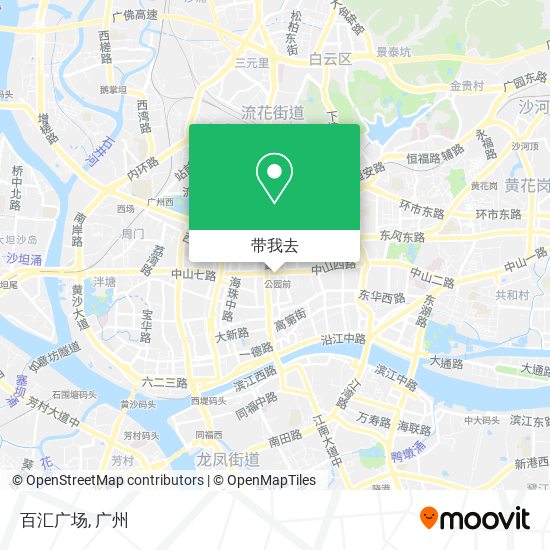 百汇广场地图