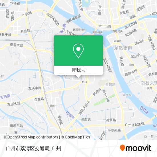 广州市荔湾区交通局地图