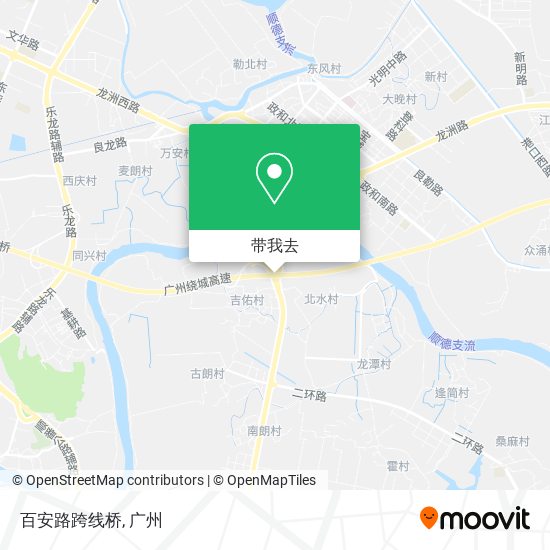 百安路跨线桥地图