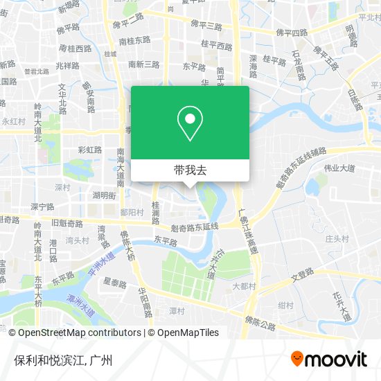 保利和悦滨江地图