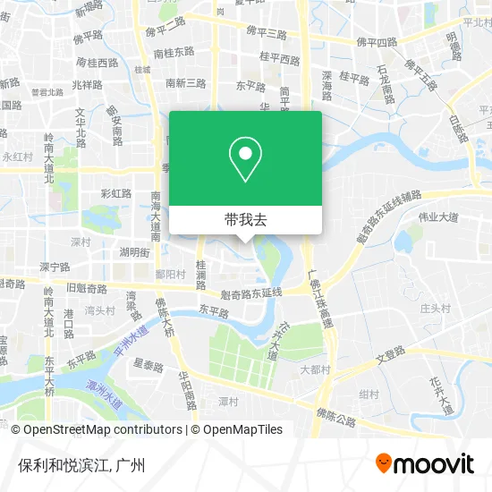 保利和悦滨江地图