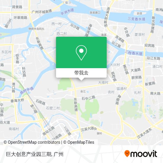 巨大创意产业园三期地图