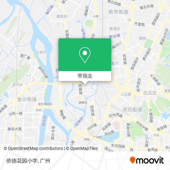 侨德花园小学地图