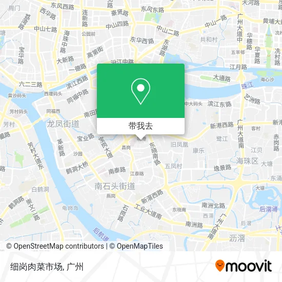 细岗肉菜市场地图