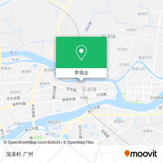 蒲溪村地图