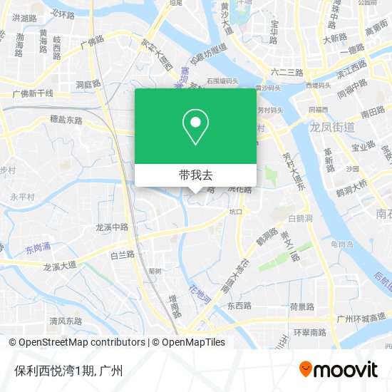 保利西悦湾1期地图