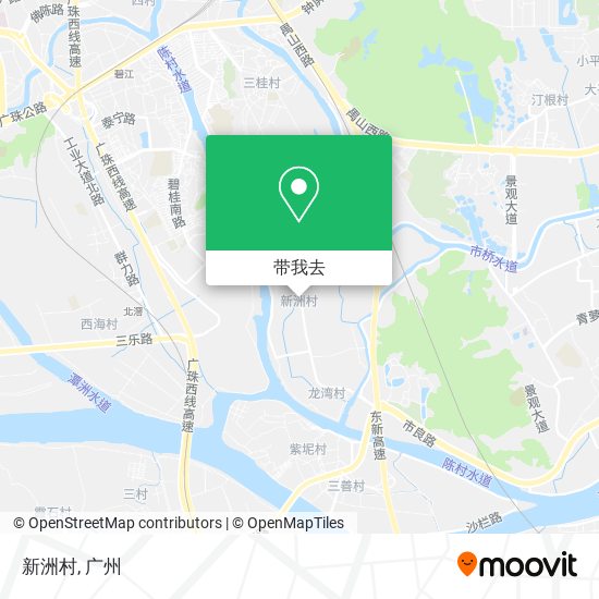 新洲村地图