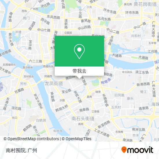 南村围院地图
