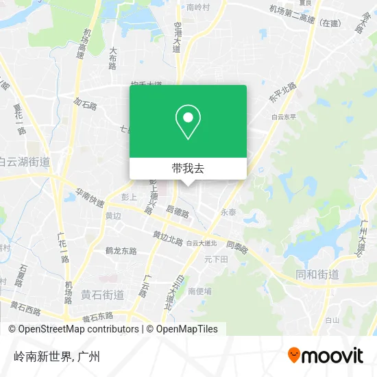 岭南新世界地图